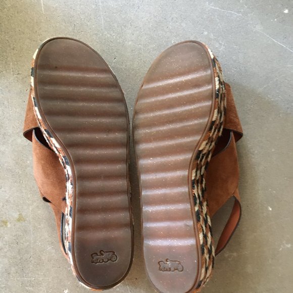 Coach sandals platforms/wedges size 11 - Picture 12 of 15